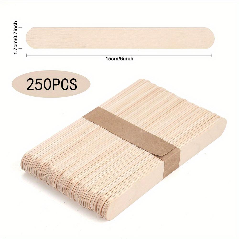 

250pcs Multi-purpose Wooden Craft Sticks for DIY Crafts Handmade Art Projects Home Decor And Educational Materials
