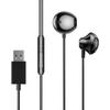Factory Plug and Play In Ear Wired USB Headset Gaming Headphones Connect with Mic and Volume Control Earphone