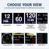 OBD2 GPS HUD Car Head-up Display LCD Digital Speedometer Auto On-board Computer With Tachometer RPM Turbo BOOST Oil Pressure RPM