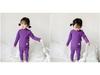 Unisex Baby Cotton Thermal Set: Cozy Brushed High-Neck Top & Trousers for Autumn/Winter