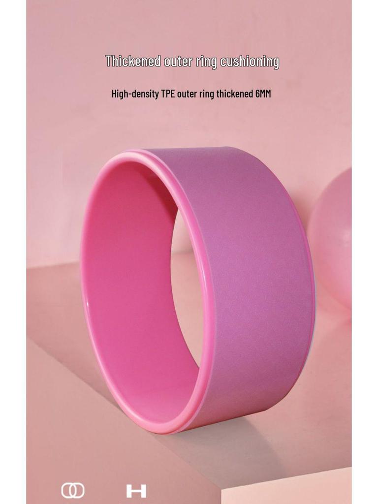 TPE Yoga Wheel: Back Opener & Waist Trainer for Beginners