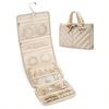 1 Pc Travel Jewelry Storage Box, Foldable Jewelry Roll, Suitable For Travel Rings, Necklaces, Earrings, Bracelets Gifts