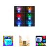 Stress Relieve Home Bedroom Child 7 Color Led Change Digital Glowing Alarm Clock For Relaxation