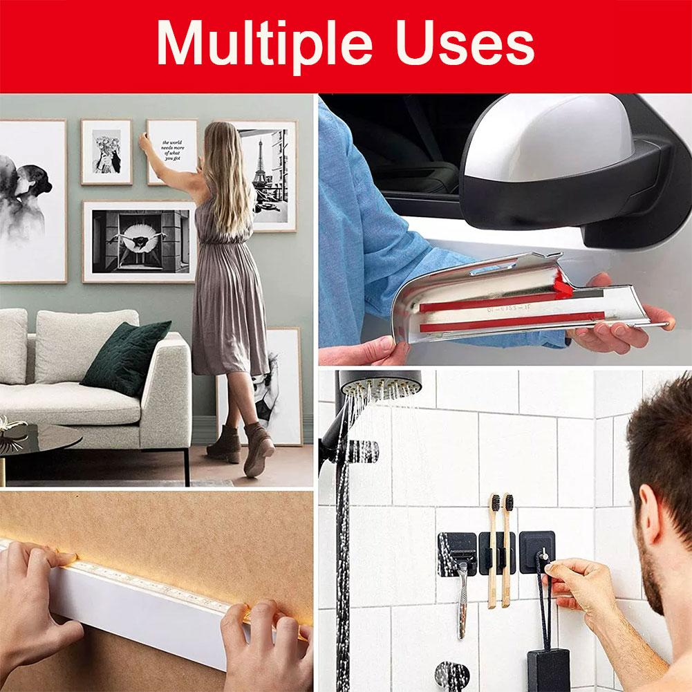 Car Strong Double Sided Adhesive Stickers Tape Nano Clean Tape Sticker Waterproof Auto Car Protect Tools Reusab Y2U9