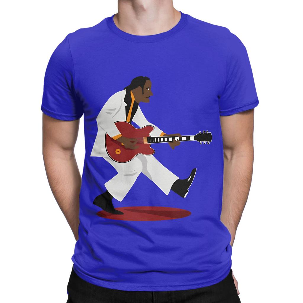 Chuck Berry Entenlauf Lustiges 100% Baumwolle T-Shirt Chuck Berry Oberteile T-Shirts Für Unisex