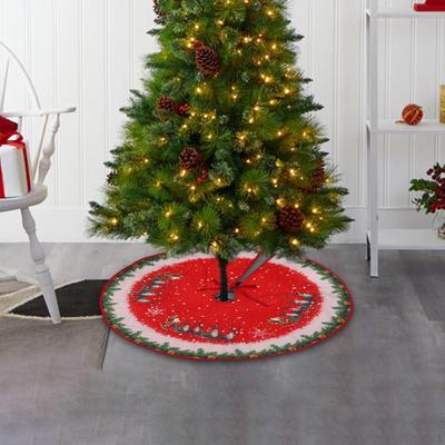 Christmas Tree Skirt 90 Cm Decoration Xmas Decor,Tree Base Mat,Xmas Mat for Indoor