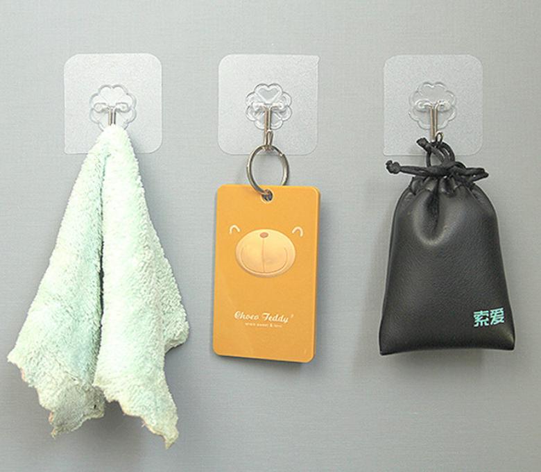 Lepicí vodotěsný háček na stěnu Kuchyňský věšák na věšák