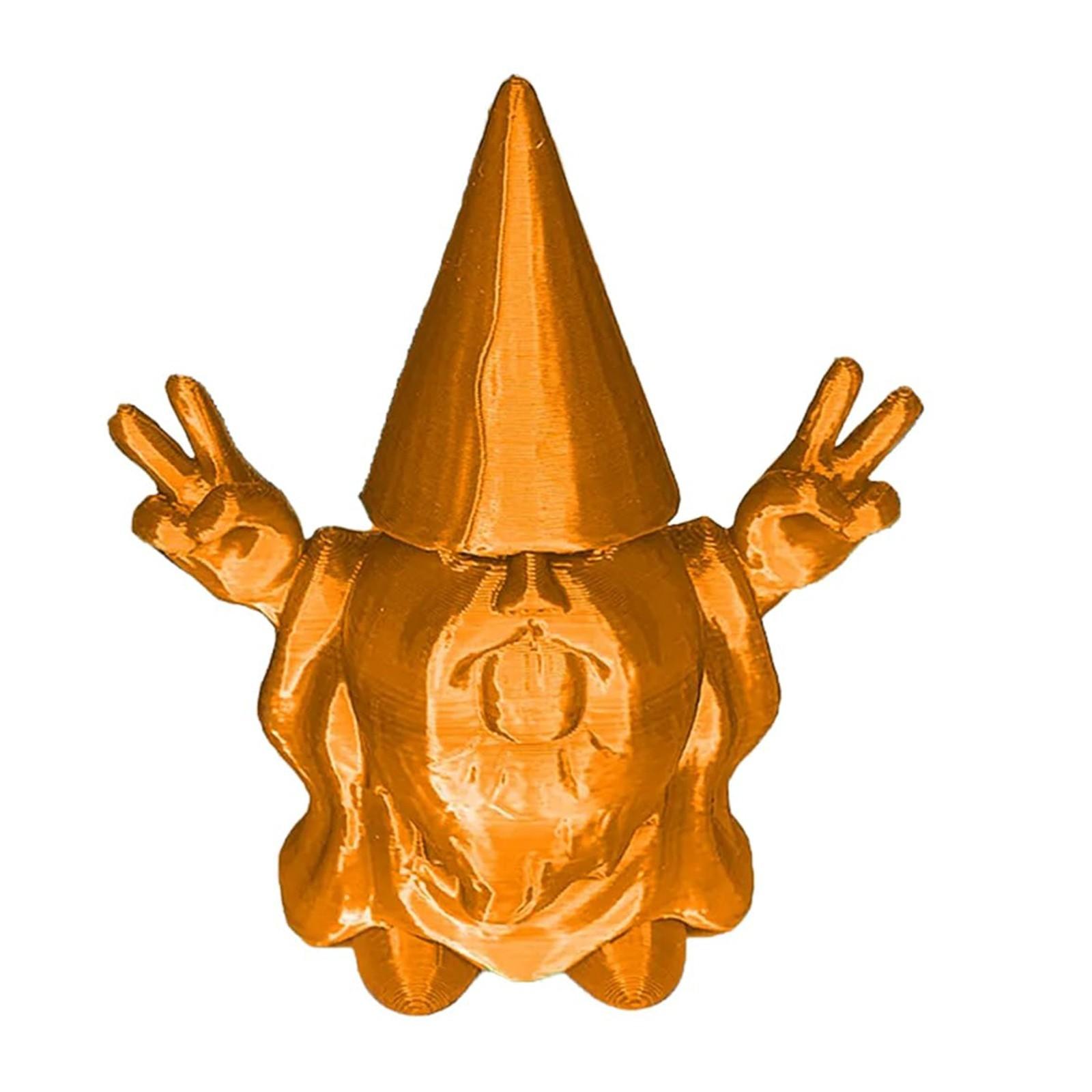 

3D-печатный шарнирный подвижный корпус, уменьшающийся в размерах, забавный подарок, розыгрыш, гном One Size жёлтый