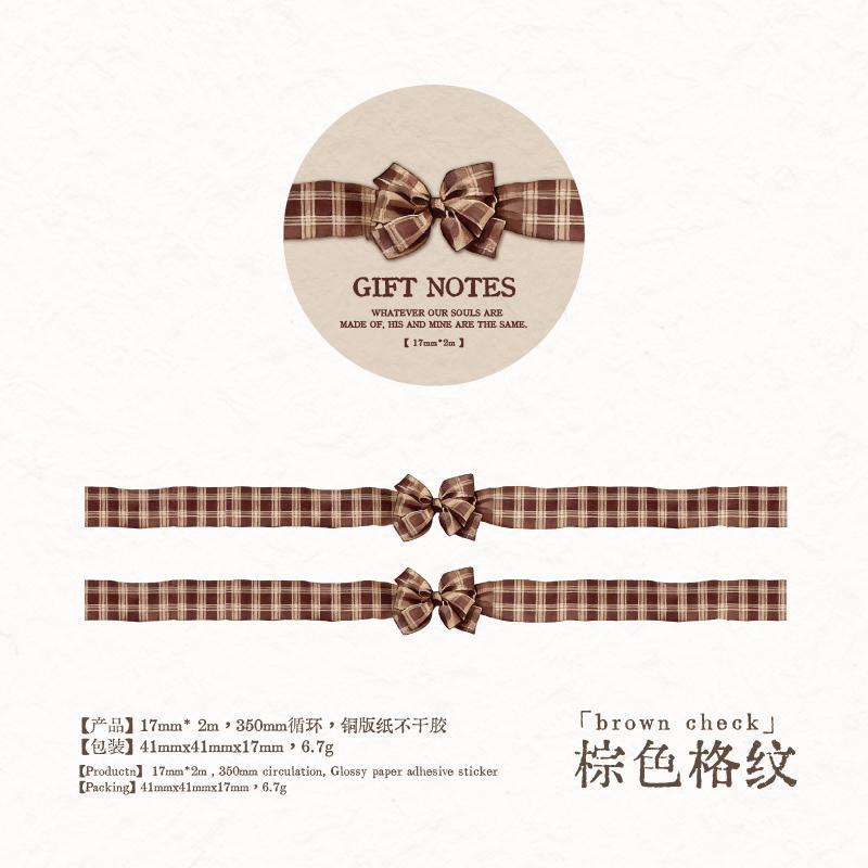Journal GO 1.7cmx2M Cute Masking Tape Kawaii Bowknot Tie Tape Stickers Scrapbook Journal DIY Decoration Gifts for Friends