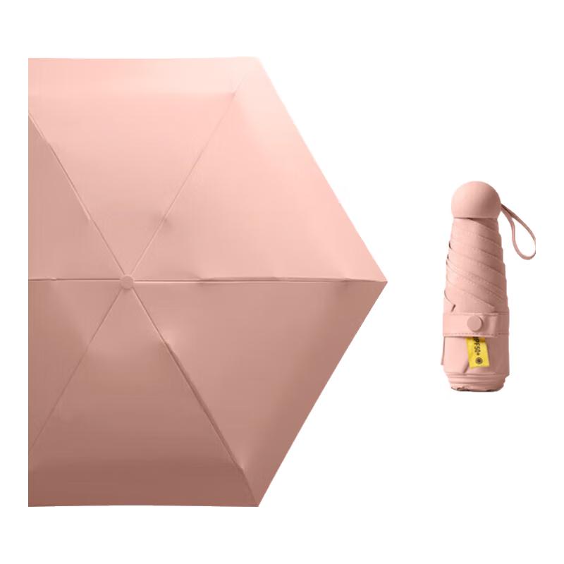 Ultralight Compact Five-Fold Sun & Rain Capsule Umbrella