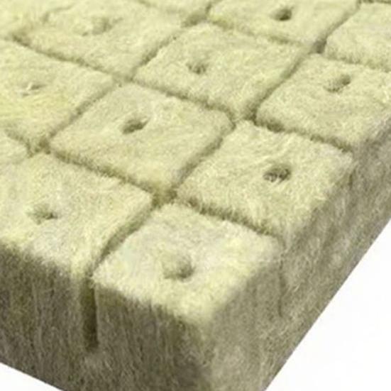50 Pezzi Cubi da Piantagione in Lana di Roccia Cubi da Coltivazione in Fibra Minerale Spugne da Coltivazione Assorbenti Traspiranti per Piantine Idroponica Coltivazione Senza Suolo