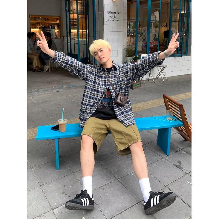 

Рубашка с длинным рукавом с буквенным принтом 2024 года в японском стиле в стиле Гонконга, свободная рубашка для мальчиков, летнее модное универсальное повседневное пальто 2XL чёрный