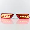 LED Rear Tail Lights Rear Bumper Reflector Compatible with Subaru Forester 2019 2020 2021 2022 2023 Driving Light/Brake Light/Sequential Turn Signal