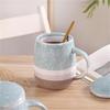 Ceramic Kiln-changed Tea Mug Nordic Style Milk Mug Household Tea Separation Cup  Office