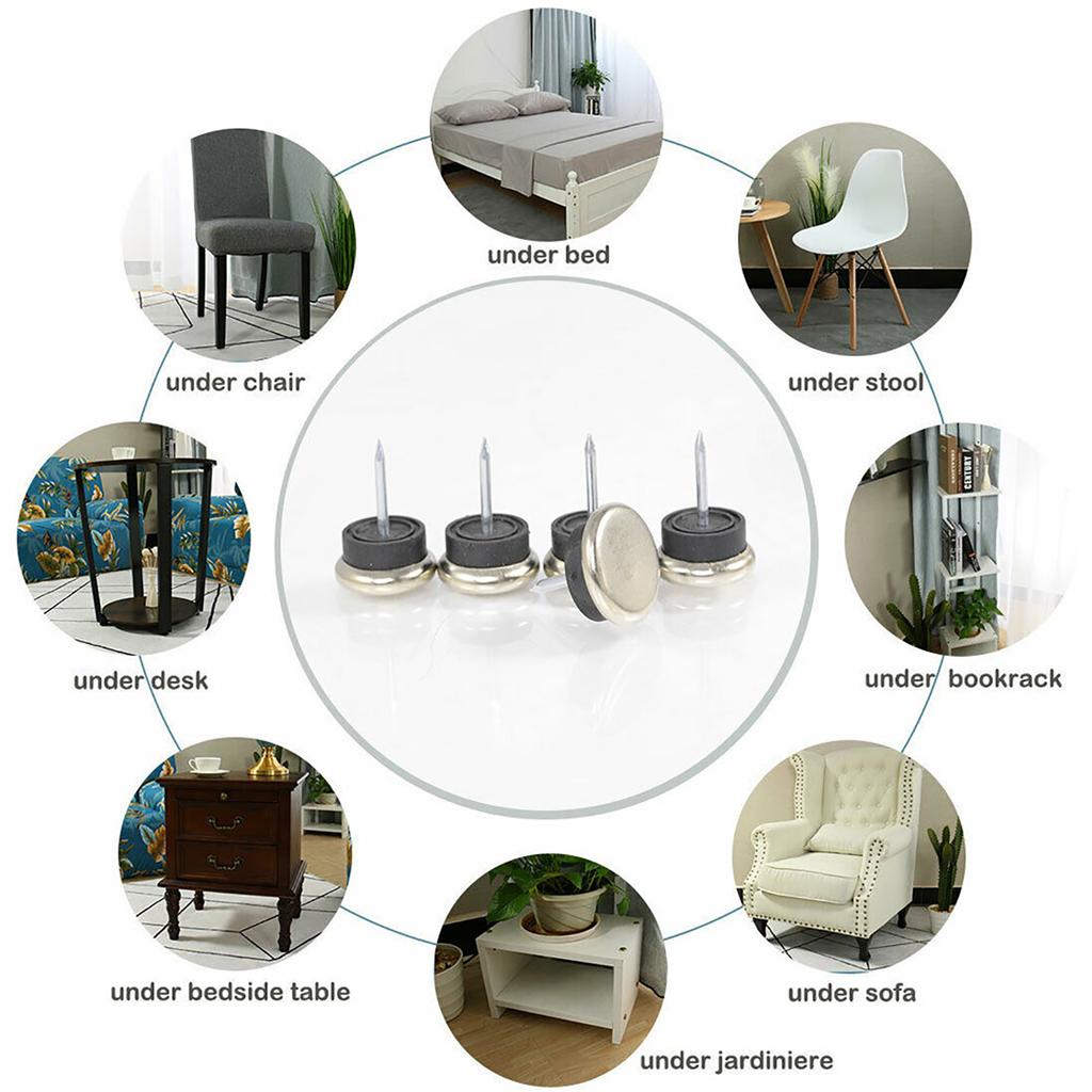 50Pcs Iron Furniture Nail Thickened Sofa Chair Leg Pad for Floor   Home Accessories