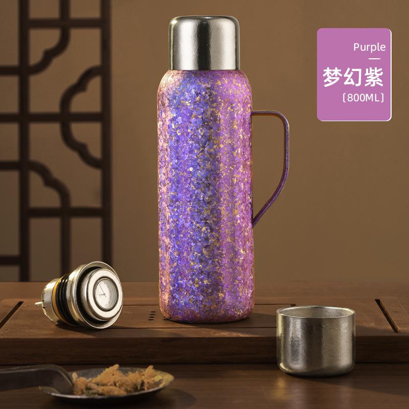 High-end pure titanium thermal insulation pot