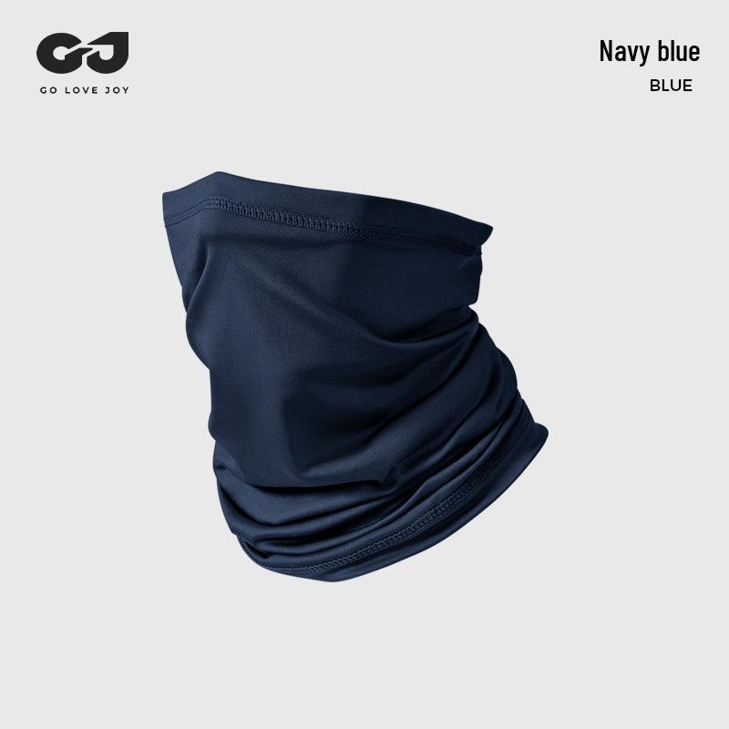 

Летняя маска для лица из ледяного шелка с защитой от УФ-лучей, с петлями для ушей и защитой шеи для велоспорта One Size