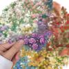 50Pcs/Set Retro Flower Wall Series 01 PET Stickers Waterproof DIY Fashion Doodle Decals Stickers