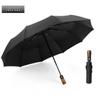 Nanqiao Wooden Handle 10-Rib Automatic UV Umbrella