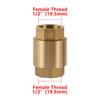 High-Quality Brass Female Thread Vertical Check Valve for Water Pipes