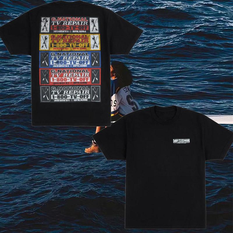 2025 SZA MARIAS Lamar T-shirt Grand National Tour Odzież męska i damska Oversize Vintage Unisex Wysokiej jakości bawełniane ubrania