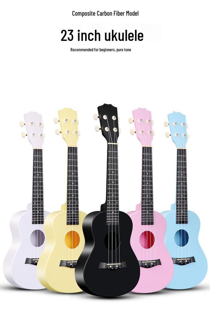 23-inch Beginner Children's Ukulele, Small Four-String Guitar, New Plucked Instrument