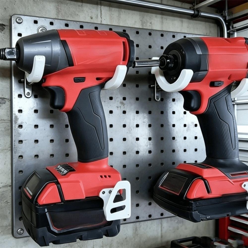 3PCS Space-Saving Electric Tool Brackets Universal Fit Tool Holder Brackets Cordless Drills