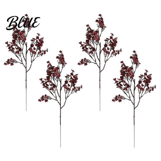 Durable Faux Plant Accents for Home Realistic Artificial Flowers Autumn Decoration Silk Floral Themed Interior Ornaments Branches Halloween