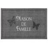 Tapis d'entrée Maison de famille 40 x 60 cm