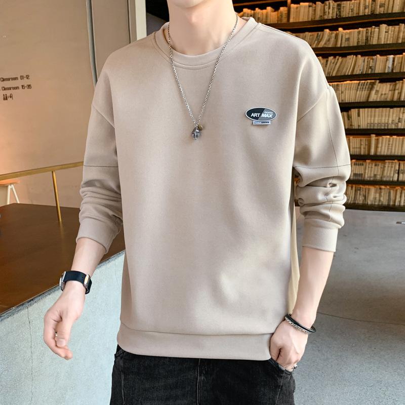 Warm Foundation In Autumn and Winter, Simple Wind Fleece Sweater, Young Men's Matching Top