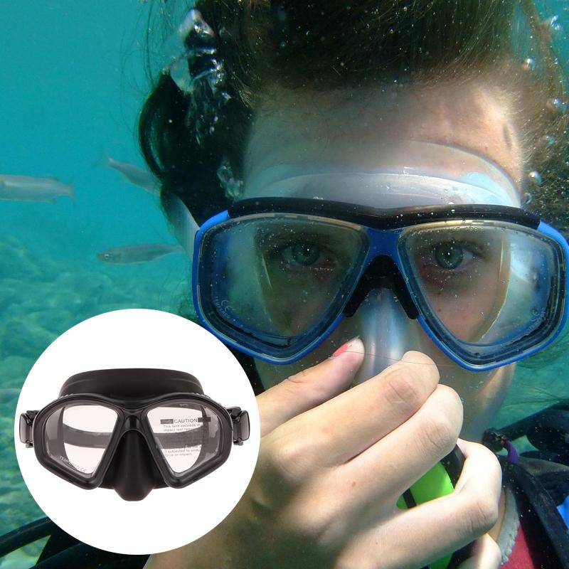 Silicone Skirt Tempered Glass Diving Goggles For Adults Diving Mask Optical Diving Glass Scuba Swimming Googles Tempered Glasses