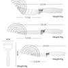7Pcs/set Stainless Steel Pizza Knife Boning Knife Kitchen Chef Knives Meat Cleaver Fruit Peeler Kitchen Tool