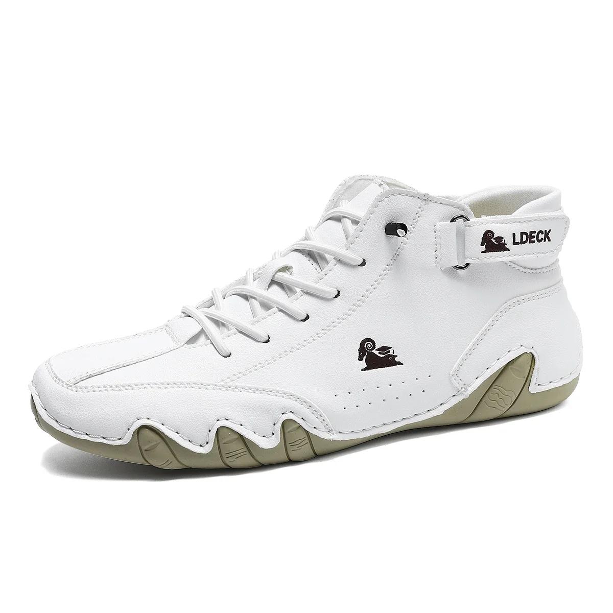 

Модные мужские ботинки Повседневные мотоциклетные зимние ботинки Водонепроницаемые кроссовки с высоким верхом Роскошная обувь Модные лоферы Уличная 35