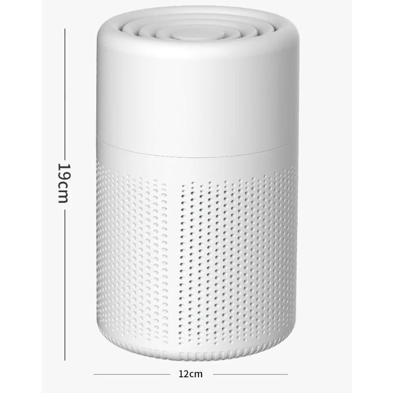 Purificatore d'aria da scrivania Mini Purificatore d'aria portatile Pulitore d'aria per la casa con filtro HEPA Deodorante Rimuovi odori Purificatore d'aria