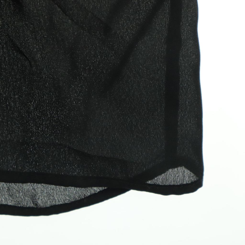 Schönheitsprodukte earth music&ecology Langarm Durchsichtige Ärmel Falten Langkleid Damen Gebraucht