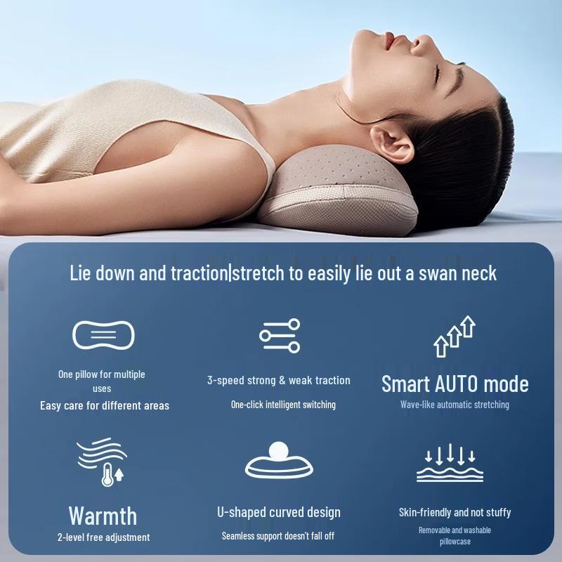 Breo Cervical Traction Massage Pillow CN Plug (adapter Included)