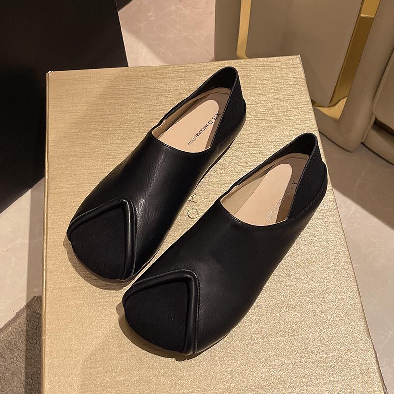 2025 Women Shoes Autumn Soft Female Footwear Square Toe Fall Summer Dress New Square Toe Shoes Woman Flats Shoes