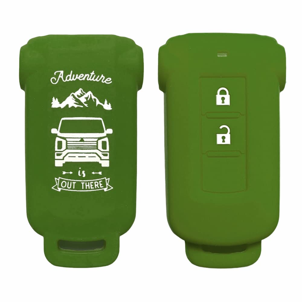 

Suity MITSUBISHI MITSUBISHI DELICA D5 Smart Key Silicone Cover Green Specially Designed for Scratch one size зелений