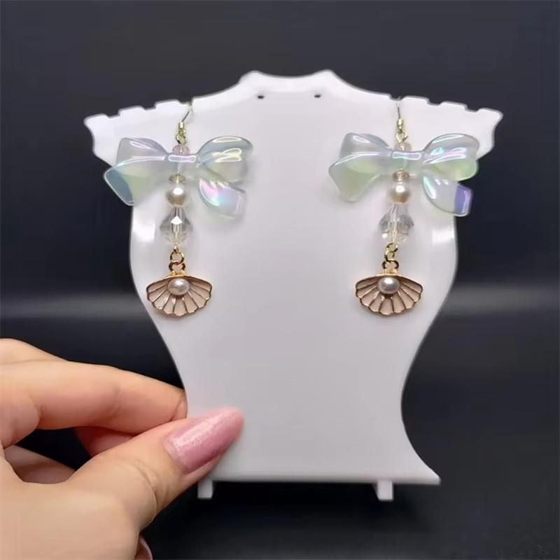 Playful Butterfly Bowknot Dangle Earrings Sturdy Alloy Strawberry Designs Accessory for Trendy Girls and Students