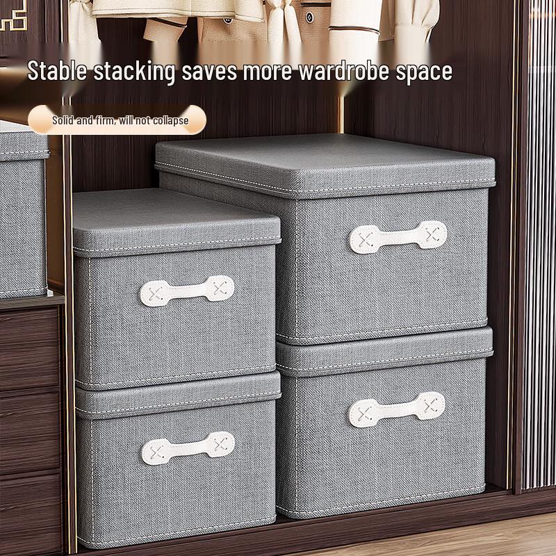 Foldable Cotton Linen Storage Box