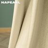 1PC NAPEARL 70-80% Blackout Simple and Elegant Textured Curtains Solid Color Soft Polyester Curtains for Living Room Bedroom Home Decor