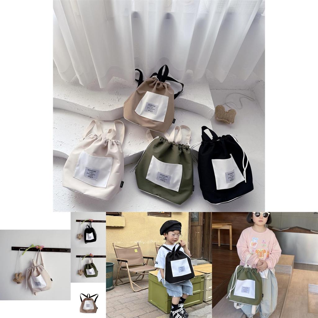 Trendy Large Capacity Kids Shoulder Bag Stylish Cool Dual Backpack For Boys Girls