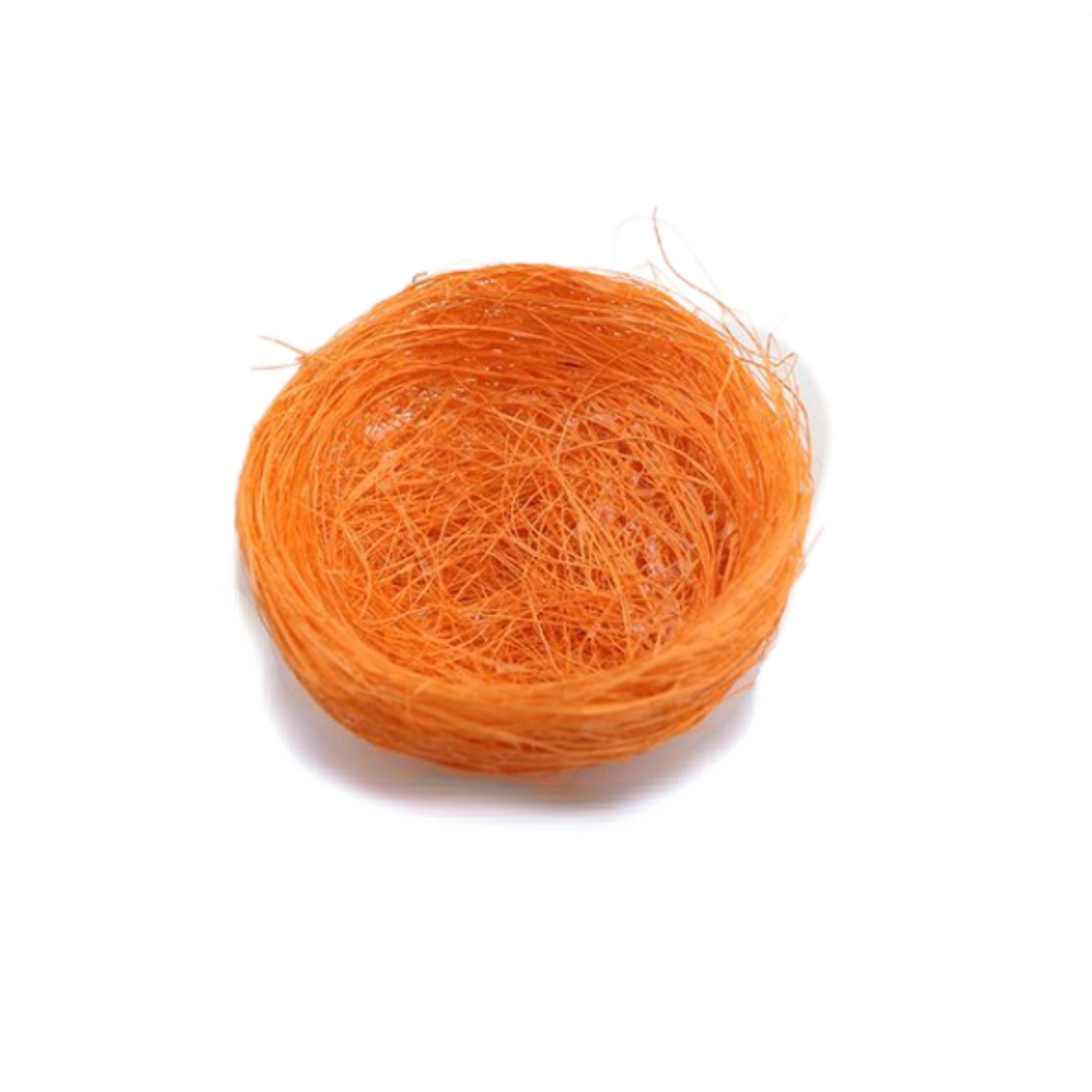 

2 шт., имитация птичьего гнезда, украшение для сада, ручная работа, утолщенное льняное тканое птичье гнездо, сделай сам, материалы ручной работы для украшения пасхального праздника 2PCS оранжевый