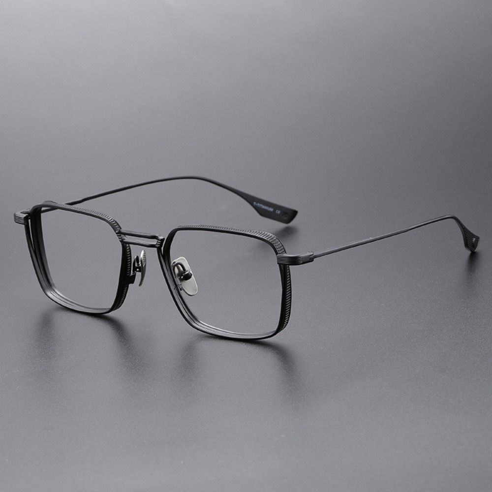 Metal Frame Anti Blue Light Glasses Square Frame Optical Eyeglasses Men's Eyewear  Reading