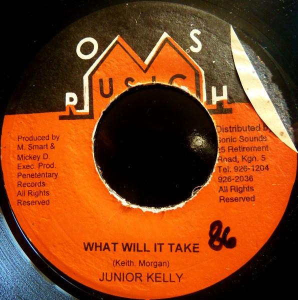 

7inch Record JUNIOR KELLY - What Will It Take NONE Mrosh Music 2000 Jamaica Reggae, Ska & Dub Used