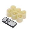 Remote Control LED Ghee Lamp - Romantic Candle Light for Birthday, Wedding, or Dining Table Decor with Timer Function