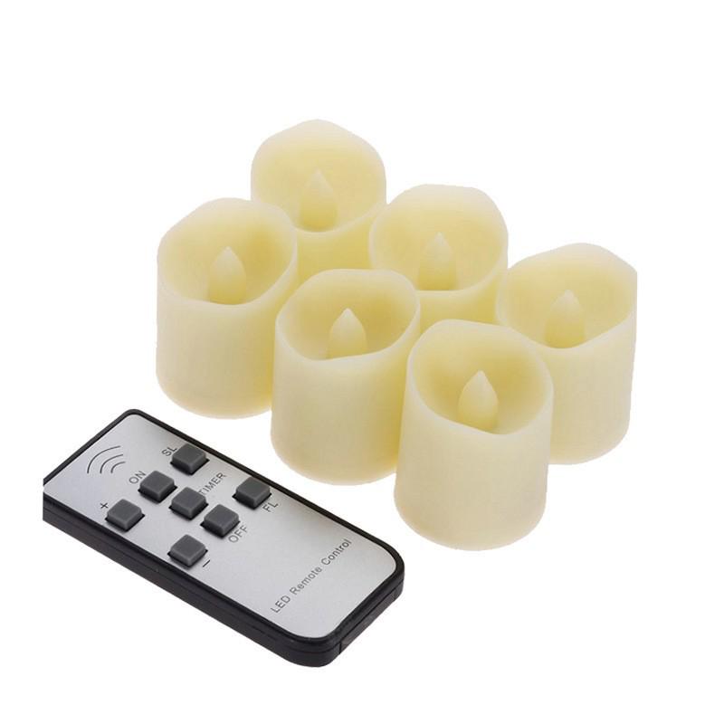 Remote Control LED Ghee Lamp - Romantic Candle Light for Birthday, Wedding, or Dining Table Decor with Timer Function