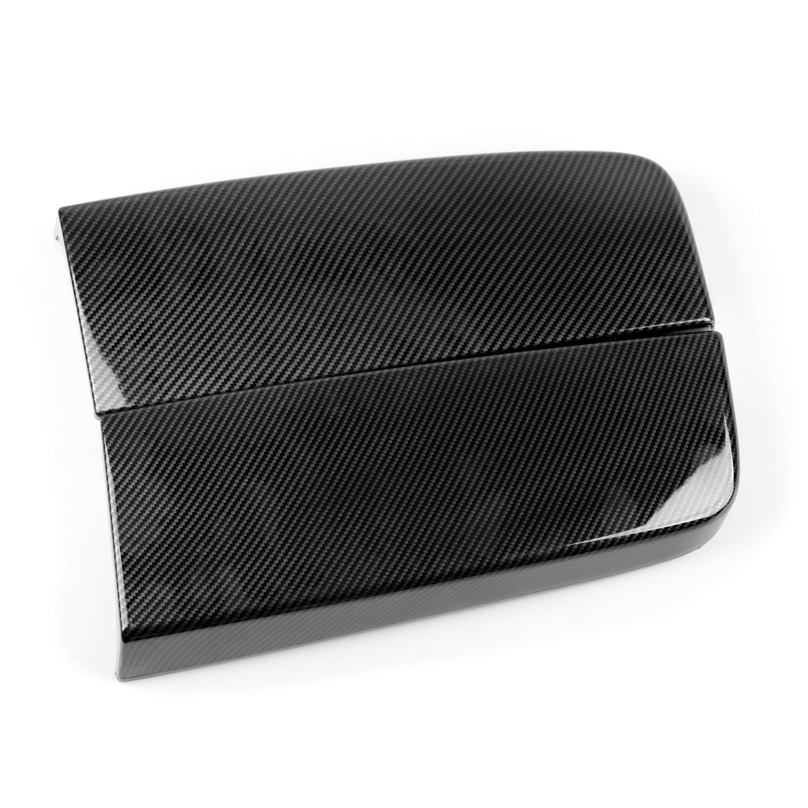 

Для BMW X5 G05 X6 G06 X7 G07-2022 аксессуары крышка подлокотника ABS углеродное волокно крышка ящика для хранения центральной консоли автомобиля чёрный