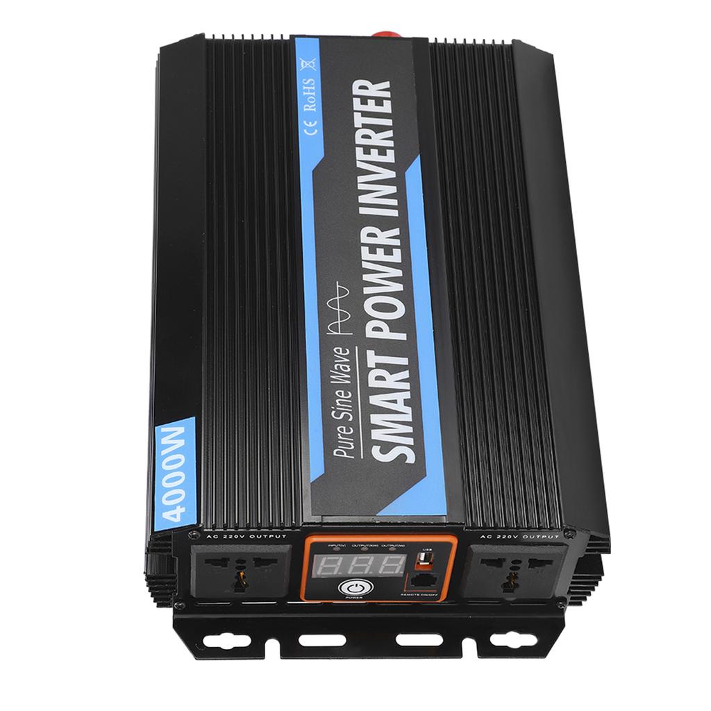 12V auf 220V 1500W Reiner Sinuswellen-Wechselrichter Spannungswandler Universell für Auto