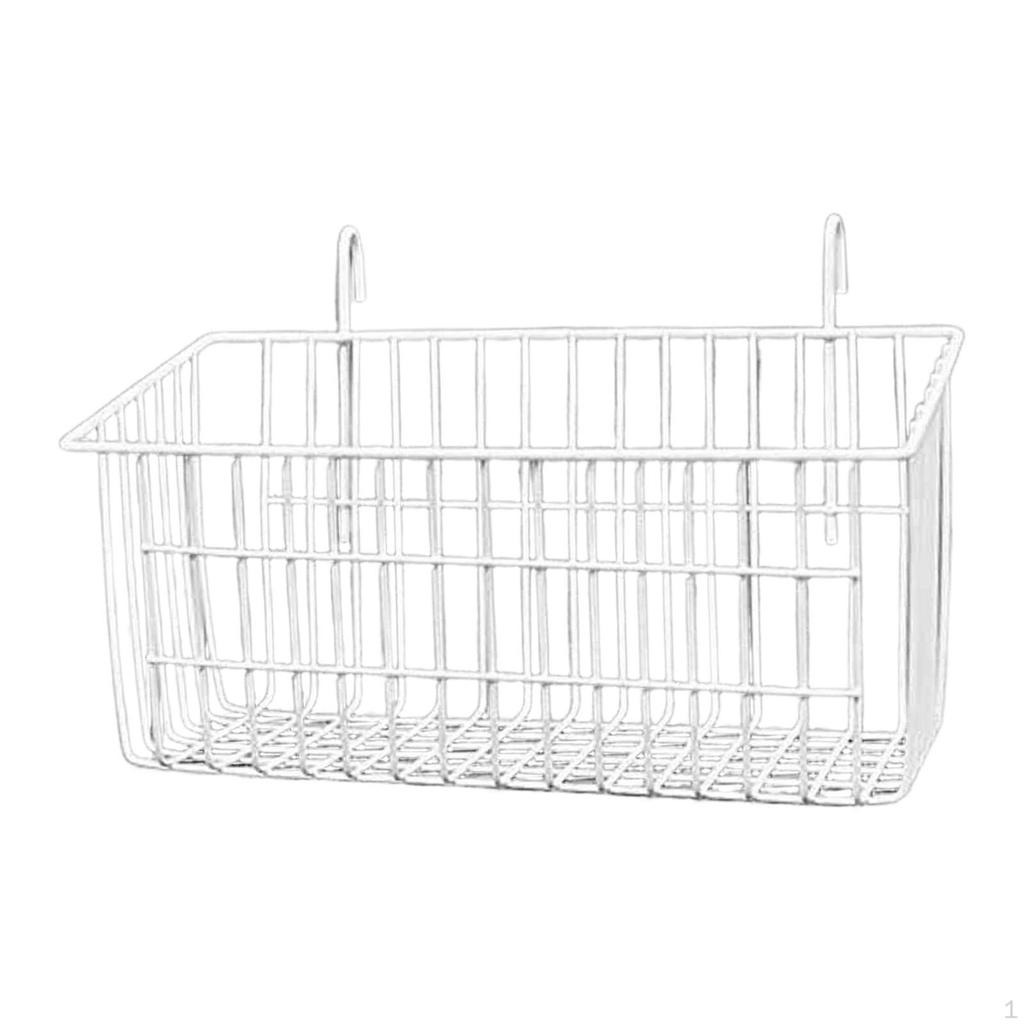 Metall Hängekorb Kosmetik Organizer Küchenraster mit Haken für Büro